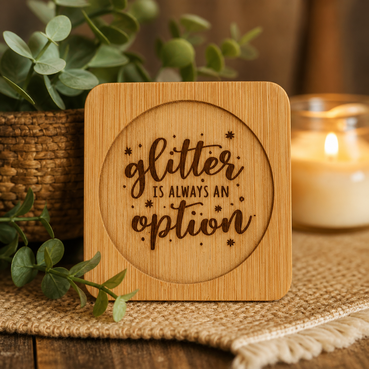 Personalized Coaster Sets Engraved Drink Coasters Custom Home Bar Gifts | Mad Jan’s