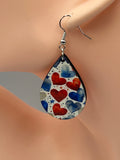 Fourth of July Earrings – Patriotic Red White Blue Statement Earrings | Mad Jan’s Menagerie