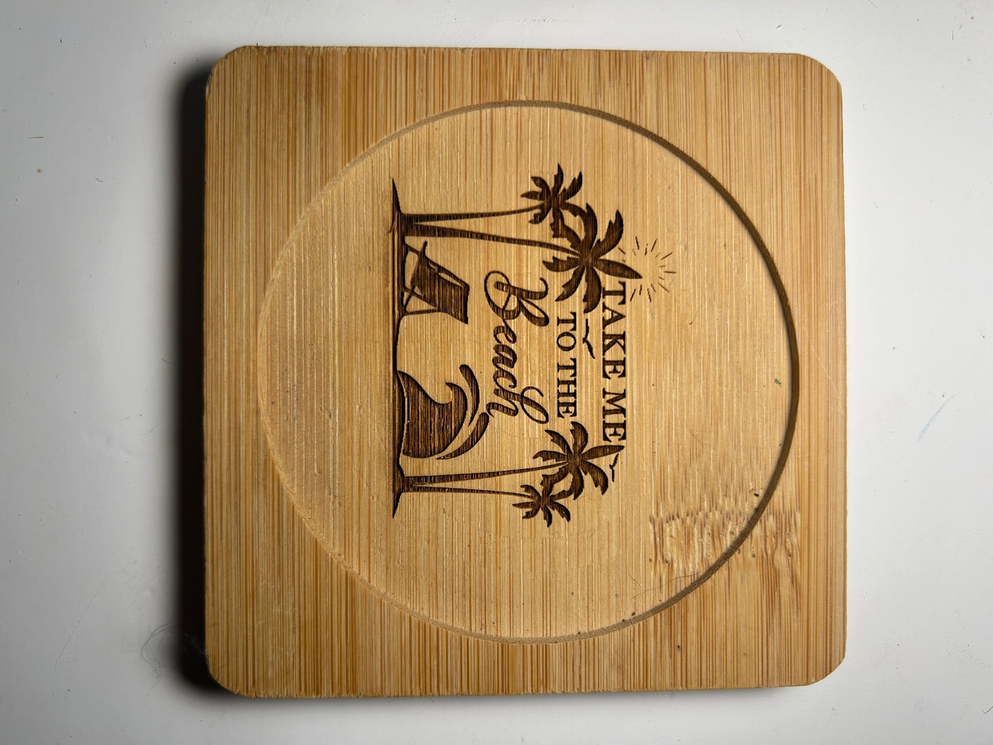 4x4 Bamboo Coasters