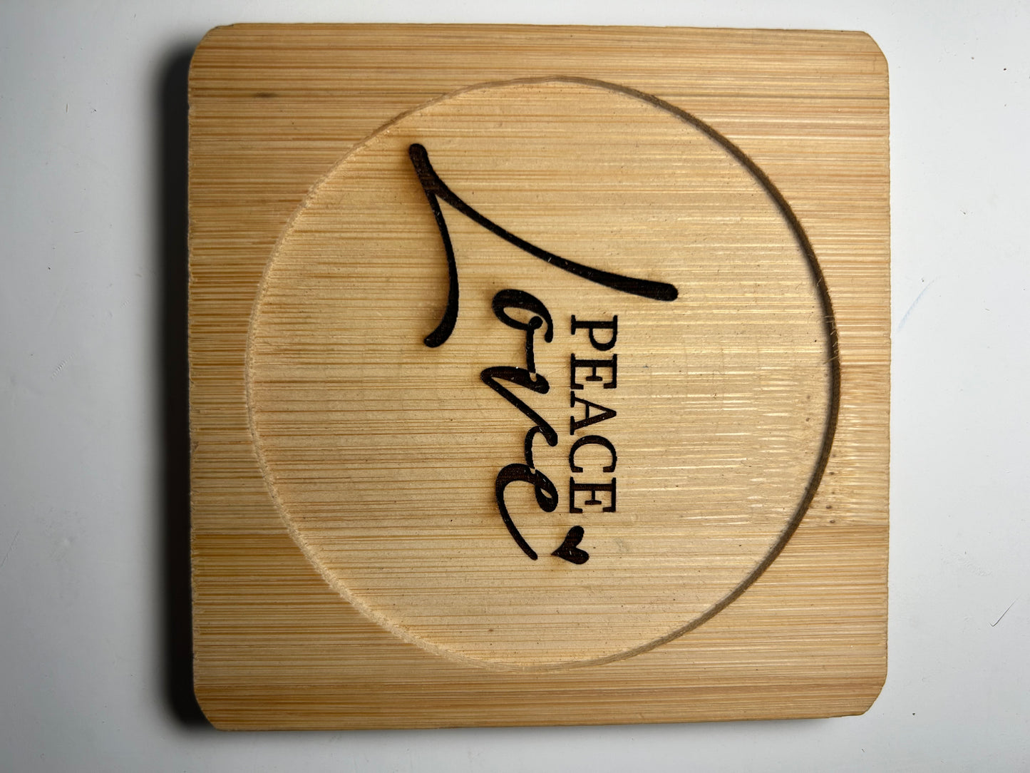 4x4 Bamboo Coasters