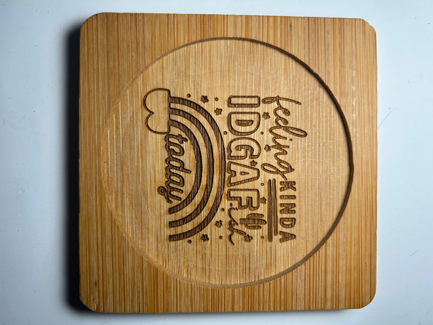 4x4 Bamboo Coasters