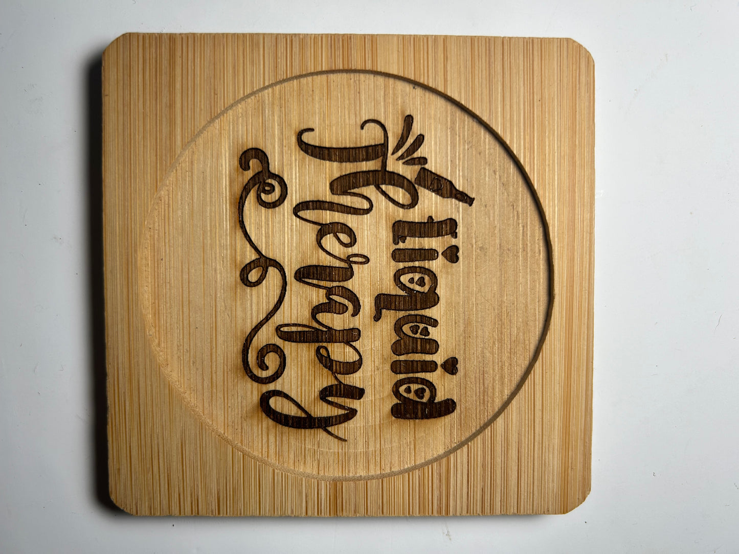 4x4 Bamboo Coasters