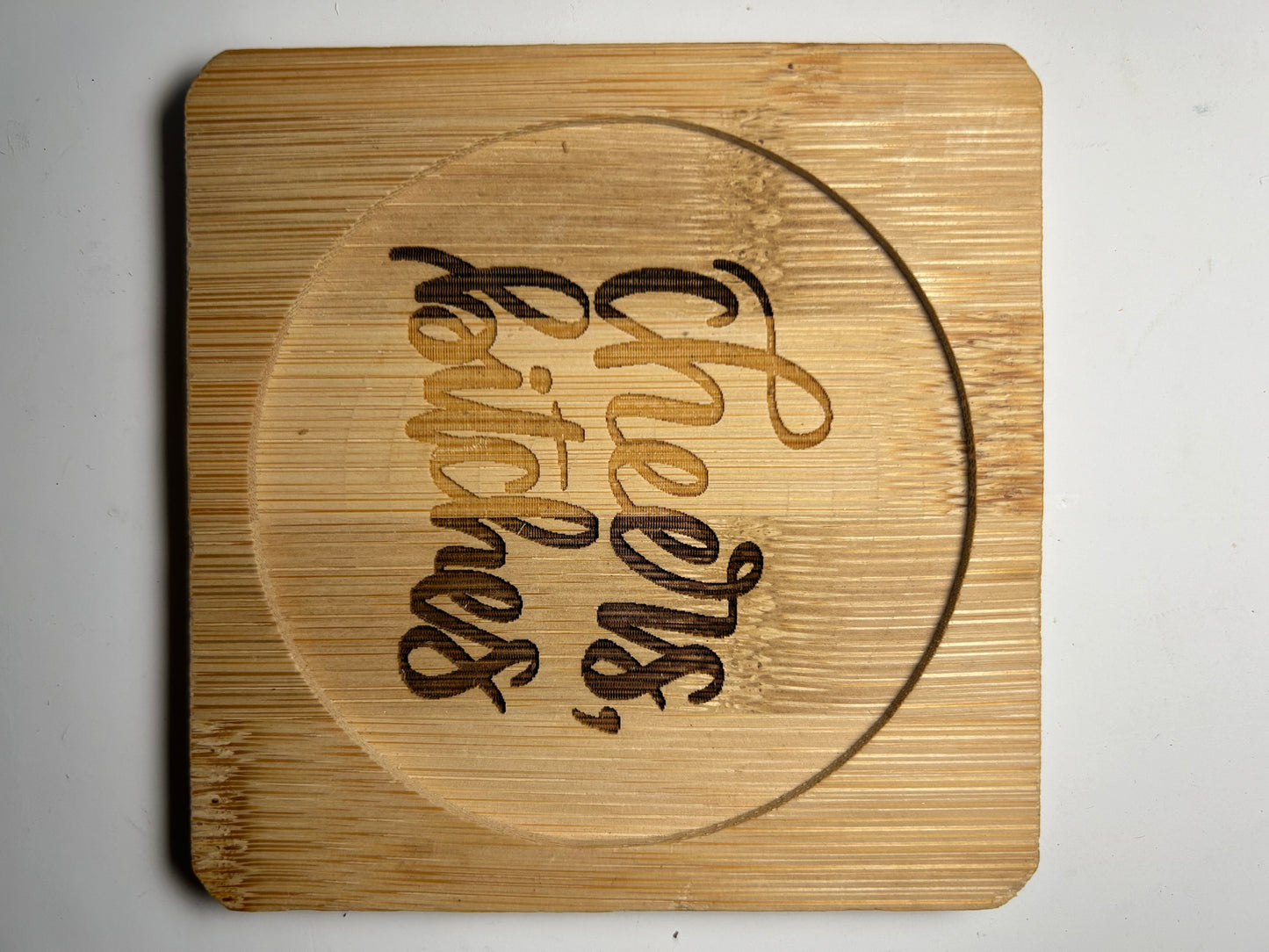 4x4 Bamboo Coasters