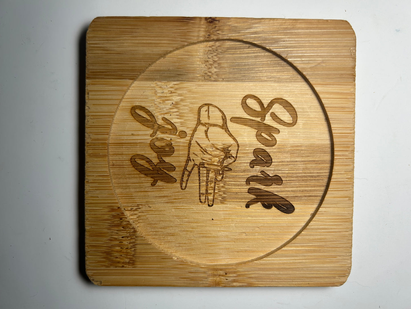 4x4 Bamboo Coasters