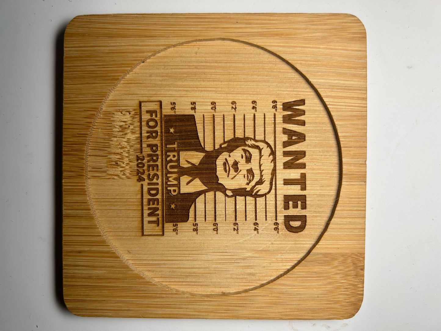 4x4 Bamboo Coasters