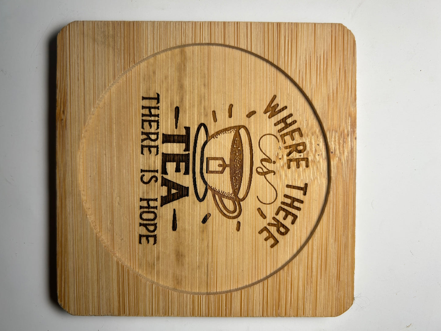 4x4 Bamboo Coasters