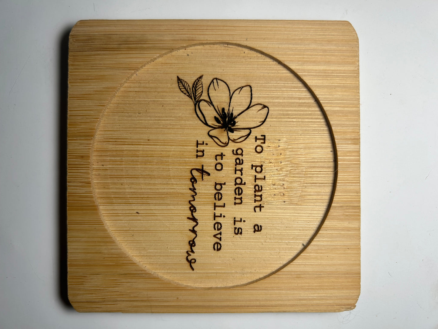 4x4 Bamboo Coasters