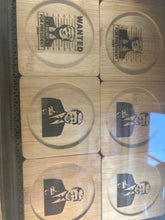 Load image into Gallery viewer, 4” Bamboo Coasters w/QUOTE
