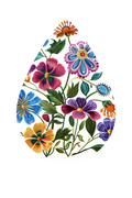 Floral Mexican Tear Drop Earrings – Wildflower Fiesta Multicolor Boho Flower Earrings Lightweight Statement Jewelry Gift for Her | Mad Jan’s