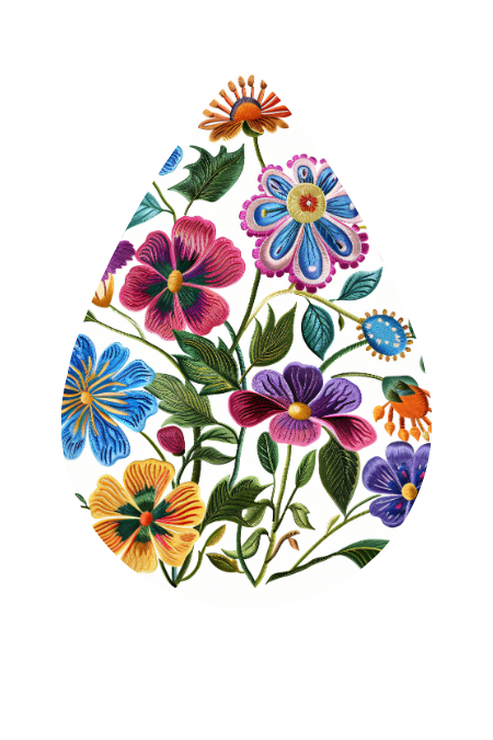 Floral Mexican Tear Drop Earrings – Wildflower Fiesta Multicolor Boho Flower Earrings Lightweight Statement Jewelry Gift for Her | Mad Jan’s