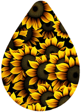 Load image into Gallery viewer, 2&quot; SUNFLOWER THEMED EARRINGS
