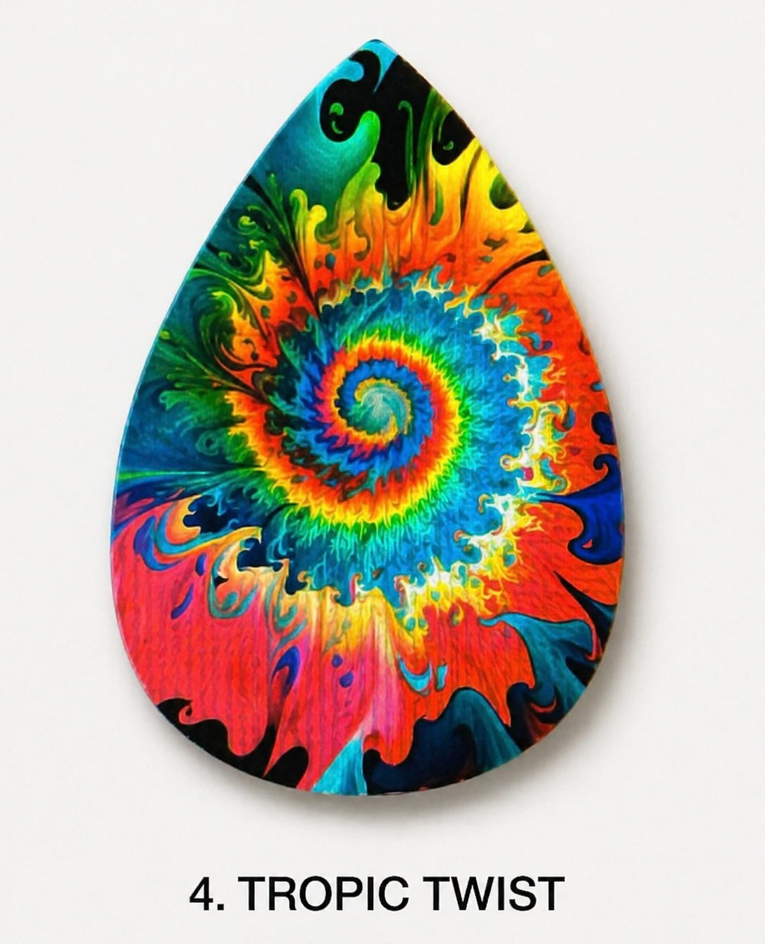 Psychedelic Tear Drop Earrings Collection – Colorful Boho Statement Earrings Lightweight Festival Jewelry | Mad Jan’s