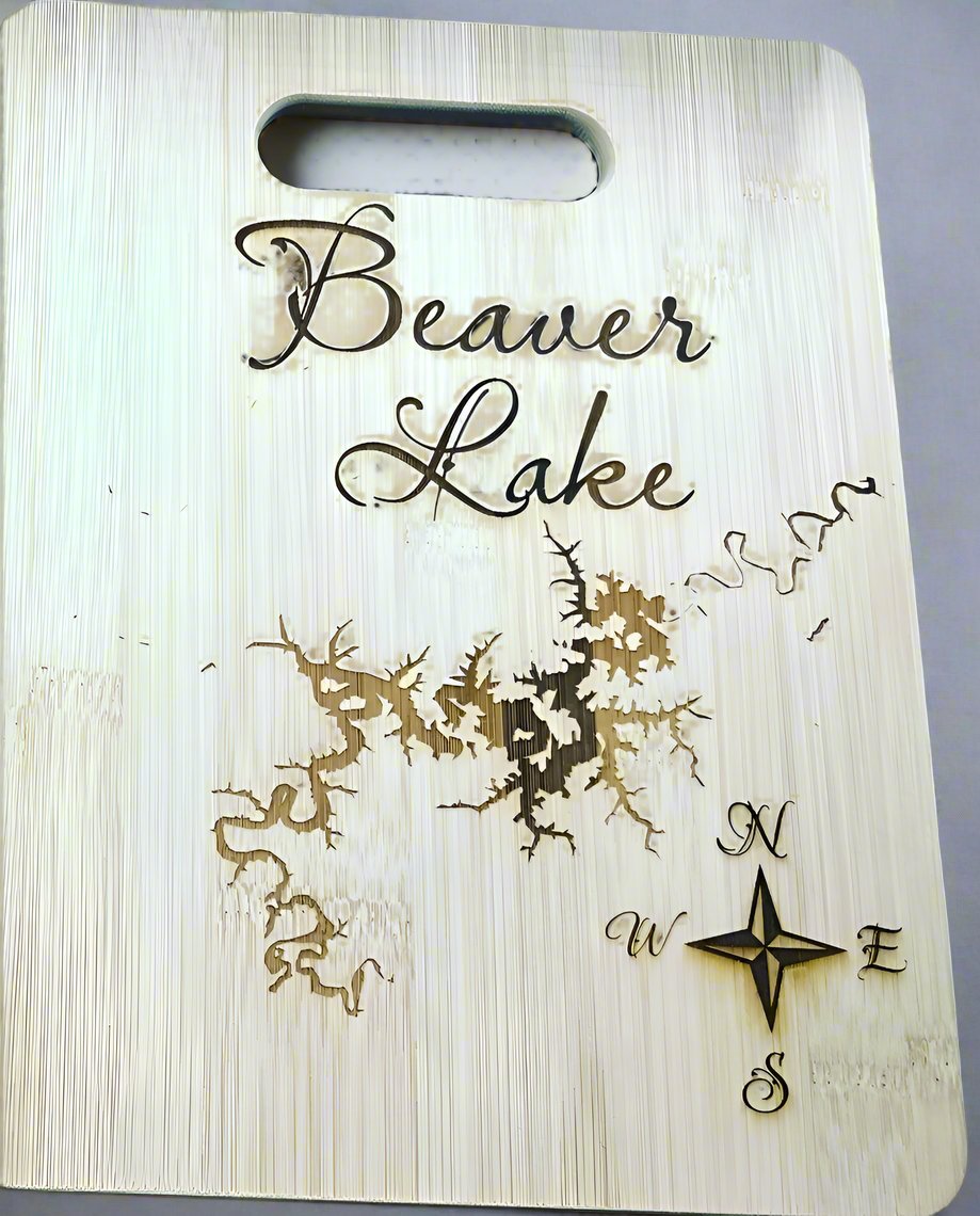 8 X 11 BAMBOO LAKE DECOR BOARDS