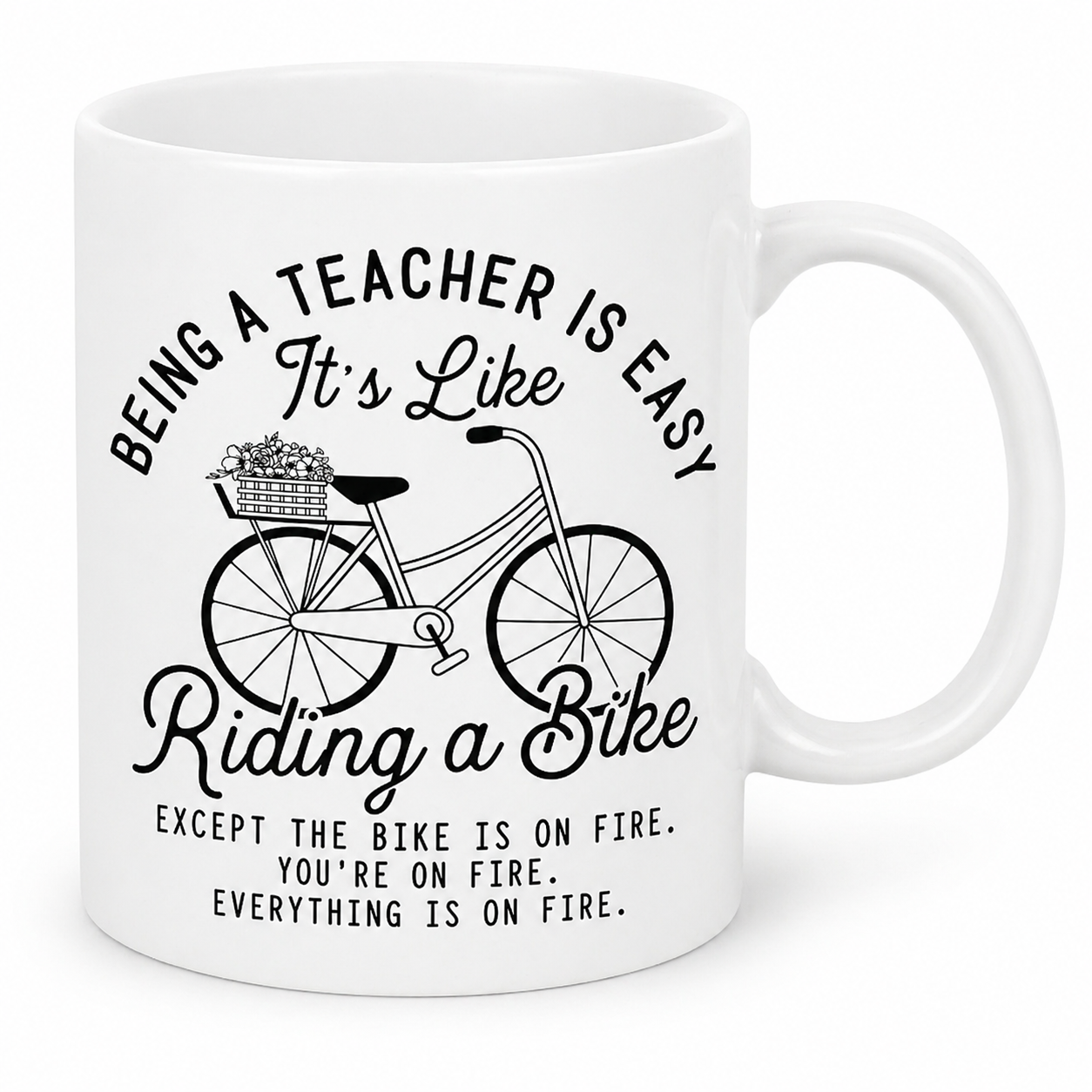 Teacher Appreciation Mug – 11oz Funny Coffee Mug – End of Year Teacher Gift – Classroom Gift Idea – Mad Jan’s Menagerie