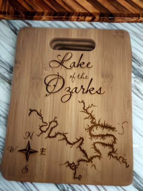 8 X 11 BAMBOO LAKE DECOR BOARDS