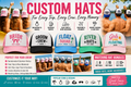 Custom Trucker Hats for Bachelorette Parties, Float Trips & Vacations