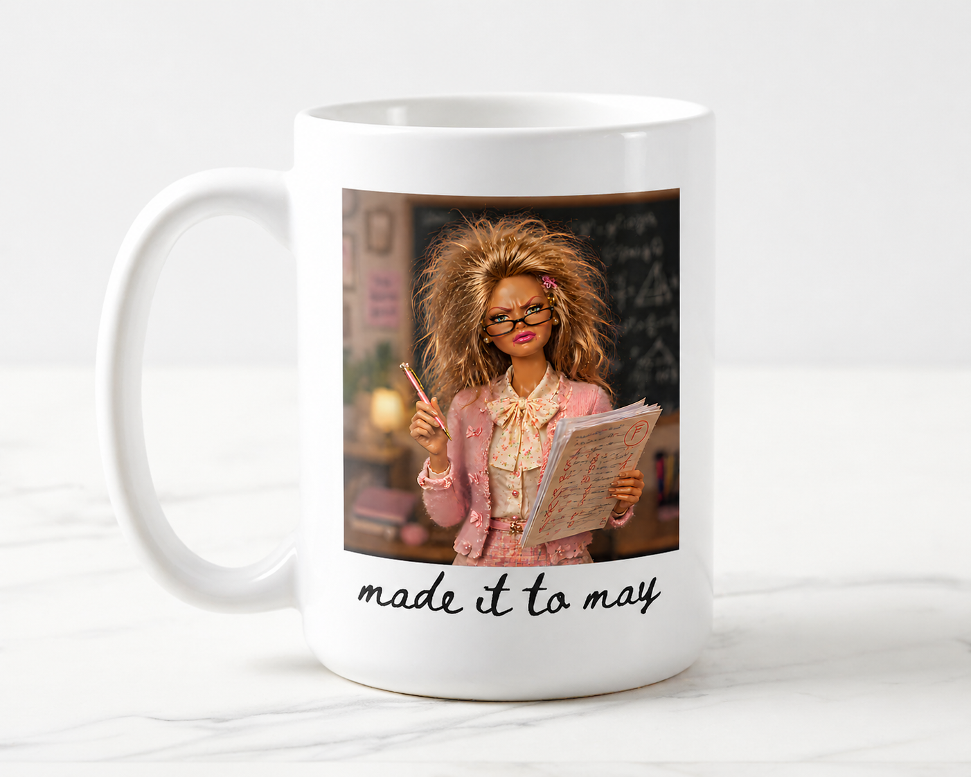 Teacher Appreciation Mug – 11oz Funny Coffee Mug – End of Year Teacher Gift – Classroom Gift Idea – Mad Jan’s Menagerie