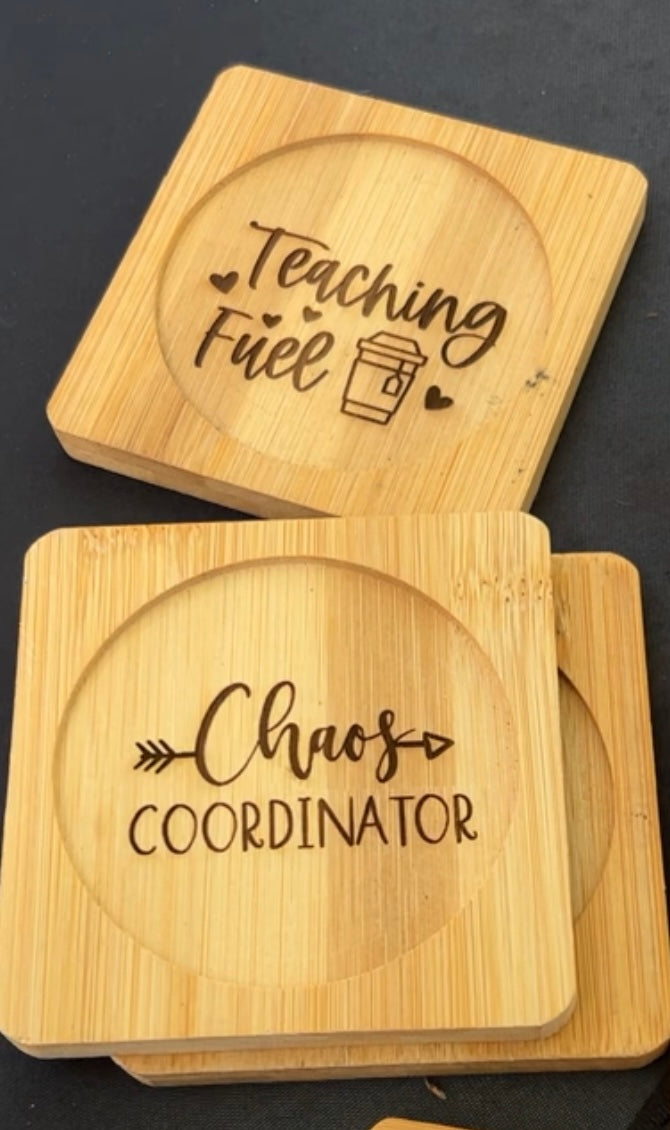 Teacher Gifts! Coasters Earrings and more…